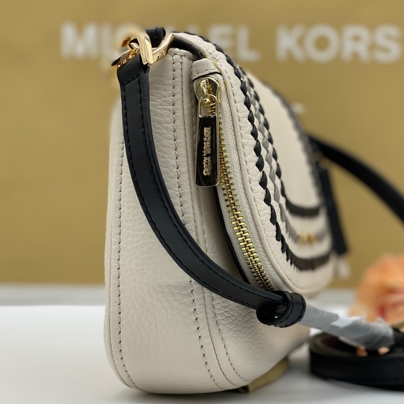 MICHAEL KORS BEDFORD SM FLAP XBODY LT CREAM MULTI - Picture 7 of 16
